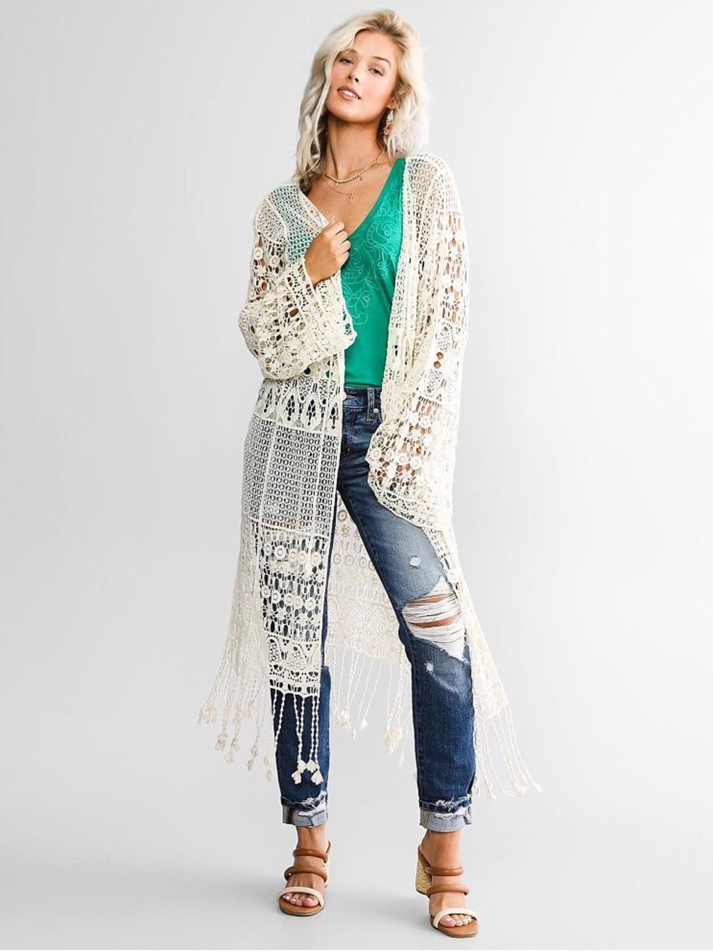 Buckle | Crotchet Kimono - Picture 2 of 7
